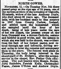The Ottawa Journal Nov 12th 1889 The Ottawa Journal Nov 12th 1889