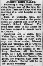 The Ottawa Journal August 14th 1939
