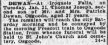 The Ottawa Journal Jan 25th 1919 The Ottawa Journal Jan 25th 1919